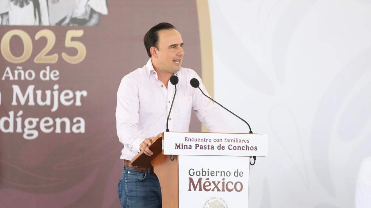 El gobernador de Coahuila, Manolo Jiménez