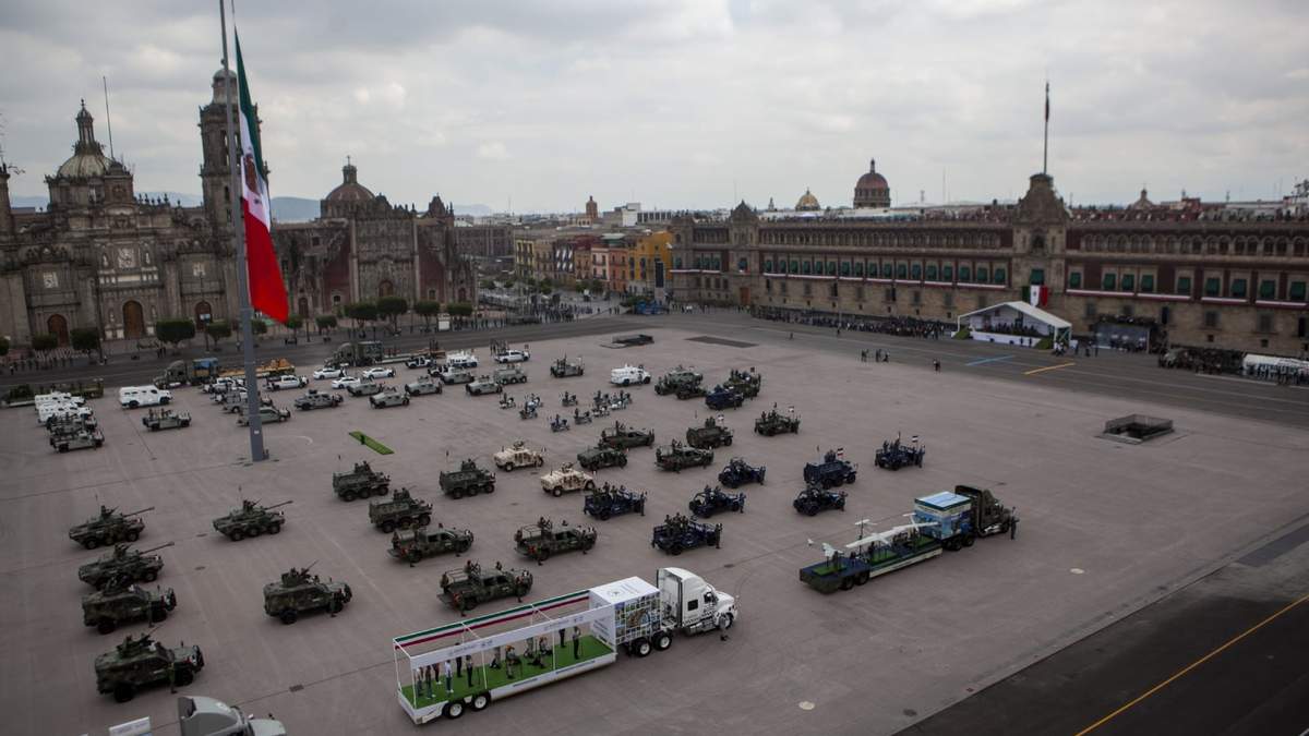 El desfile militar de 2020. Este año participarán 16 mil elementos
