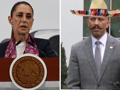Así reaccionó Sheinbaum a la burla de Trump con música de mariachi (Video)