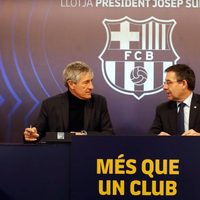 Reunión cumbre por el futuro de Quique Setién en Barcelona