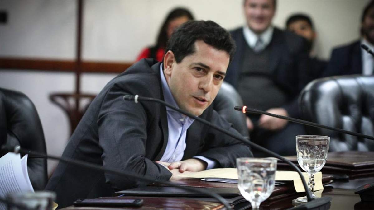 Eduardo "Wado" de Pedro, ministro del Interior. Fuente: (Twitter)