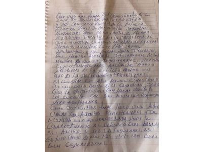 “¿Ustedes creen que iba huyendo?” Así relató "El Bronco", en una carta, cómo fue detenido