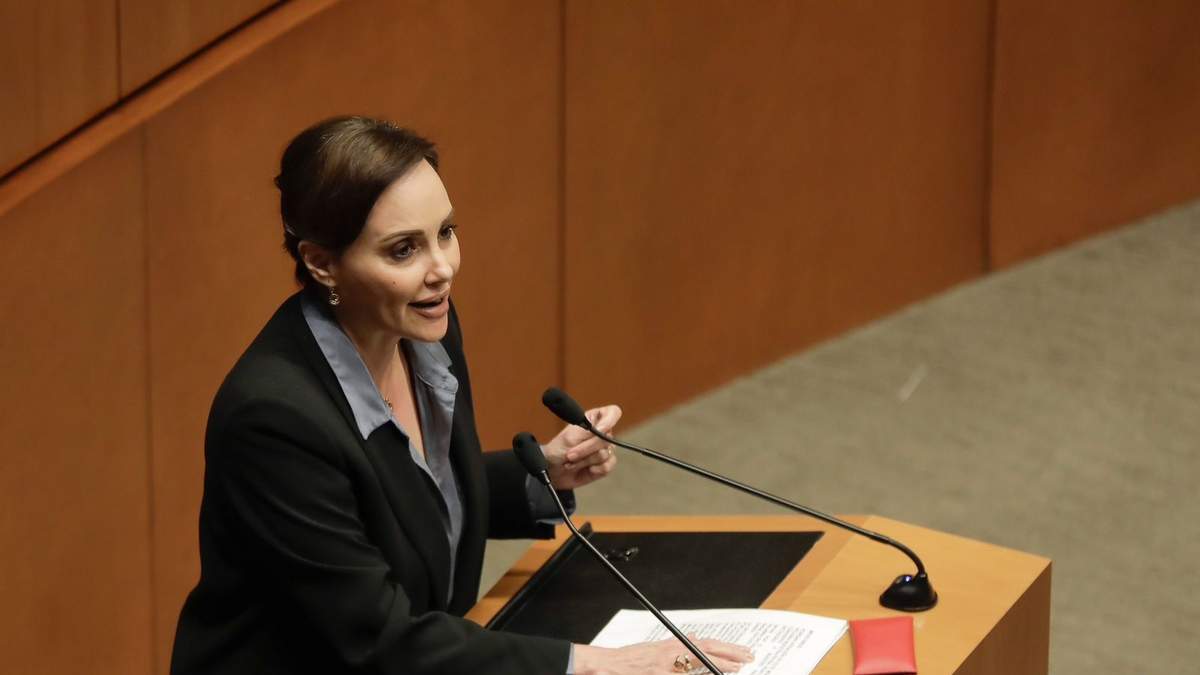 La senadora panista Lilly Téllez
