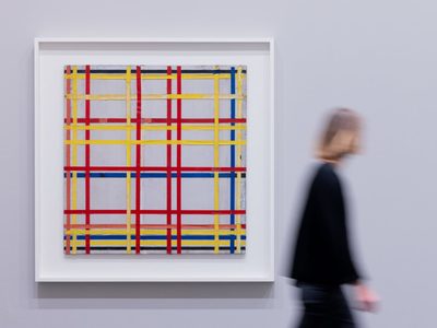 El cuadro de Mondrian que estuvo colgado al revés por 75 años
