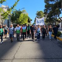 Con Quintriqueo a la cabeza, ATE movilizó en contra del aumento de los aportes jubilatorios