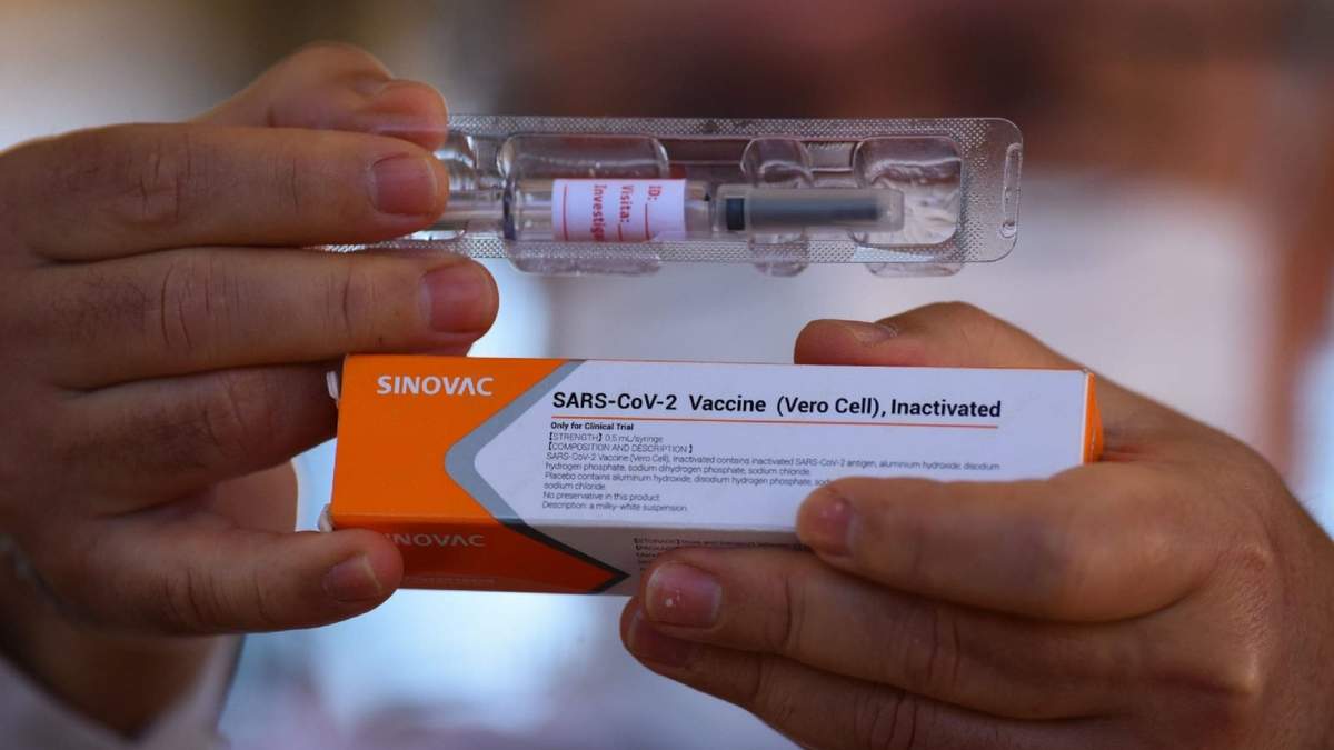 Coronavac, la vacuna contra el coronavirus desarrollada por el laboratorio chino Sinovac. Fuente: (Twitter)
