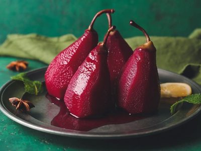 Peras al malbec: una receta fácil y deliciosa con un exquisito toque gourmet