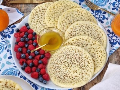 Descubrí cómo hacer baghrir: tortitas marroquíes esponjosas y perfectas para tu desayuno que no llevan ni leche ni huevos