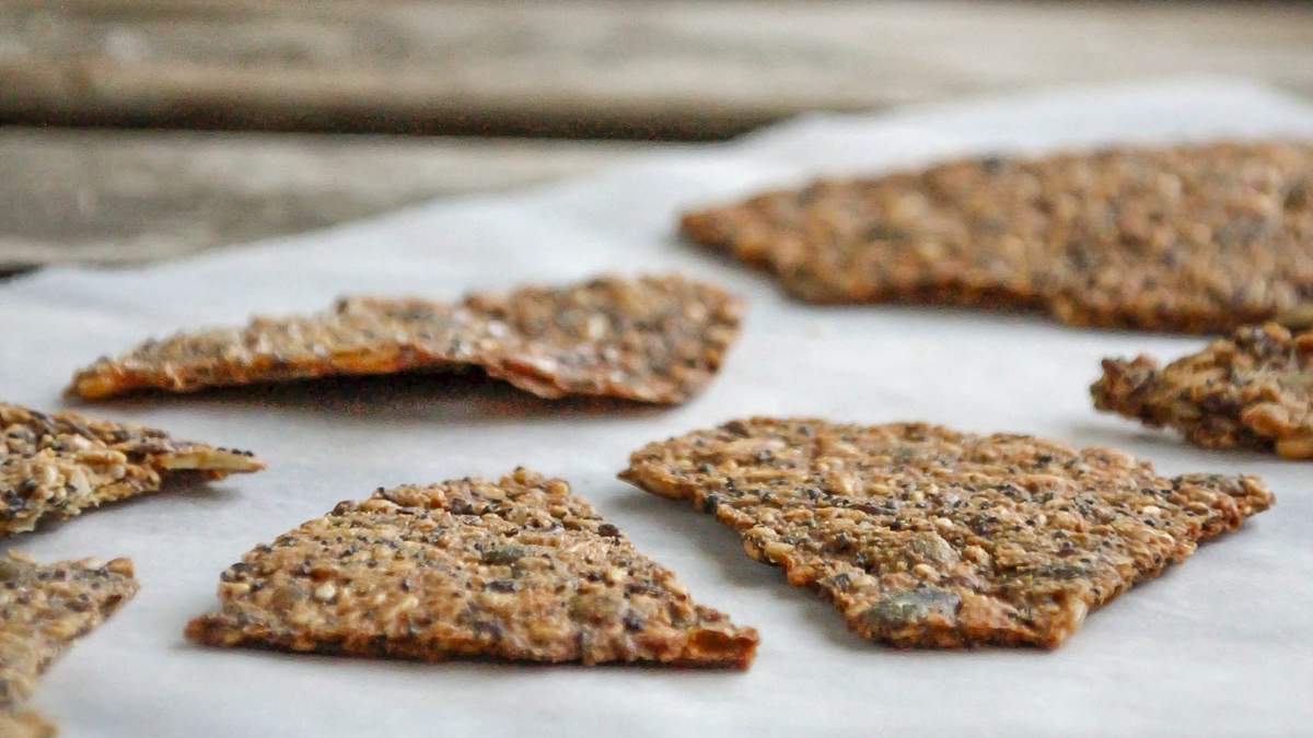 Crackers de semillas. Fuente: (Instagram)