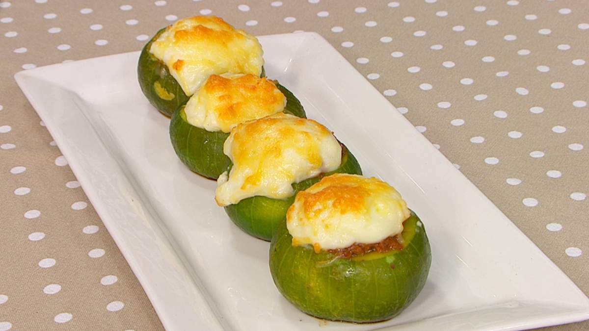 Zapallitos rellenos. Fuente: (Instagram)