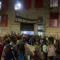 Toman facultades de la UBA en repudio a la condena de Cristina