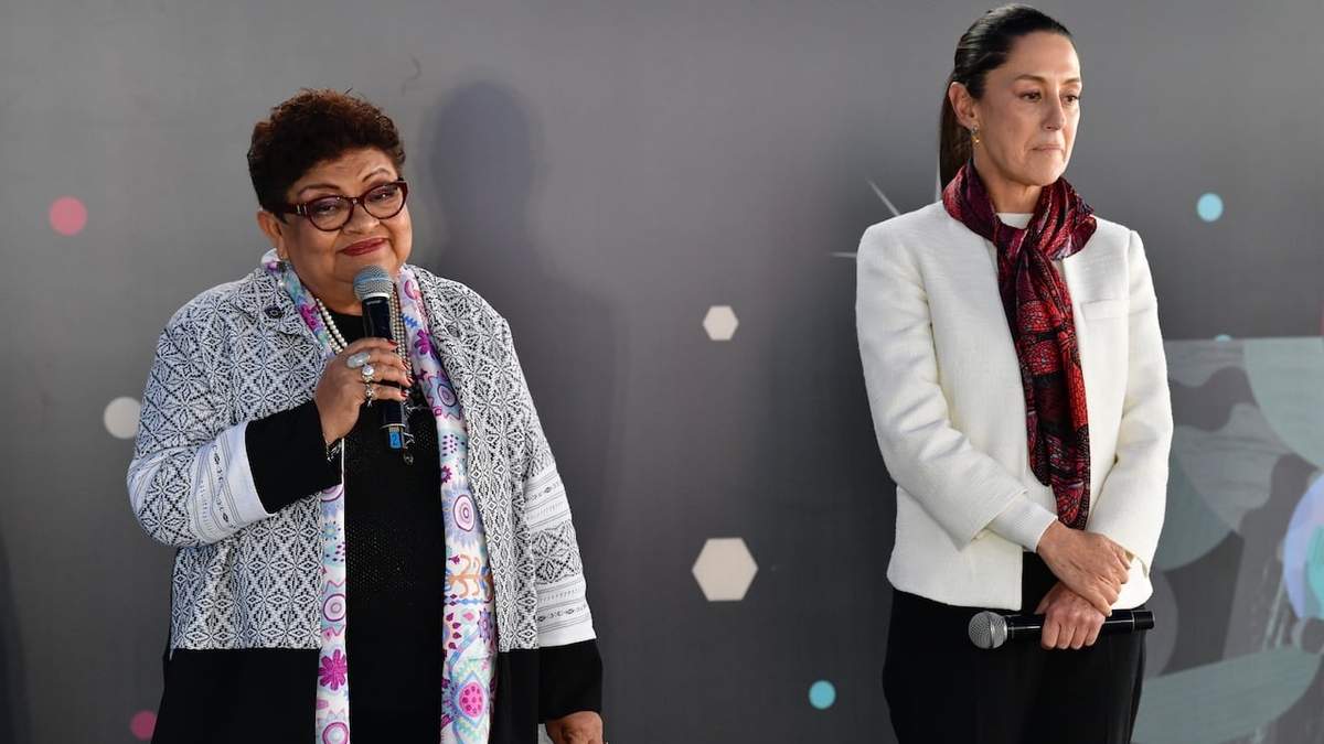 Ernestina Godoy y Claudia Sheinbaum