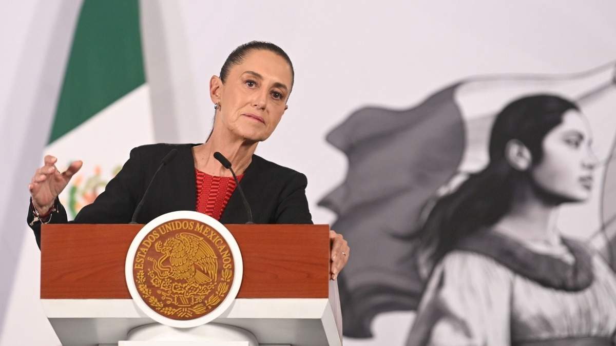 La presidenta Claudia Sheinbaum