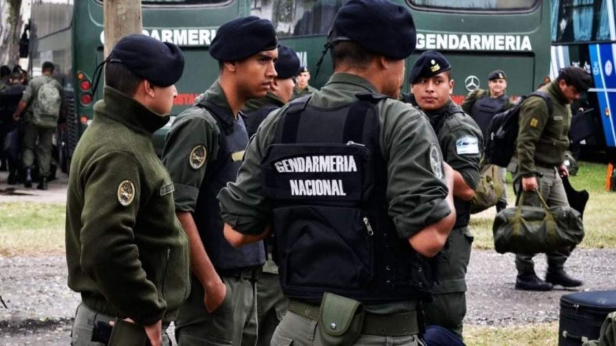 Gendarmería Nacional. Fuente: (Twitter)