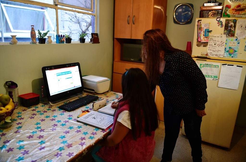 Trabajo en casa en pandemia