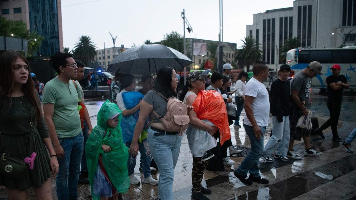 Lluvia en domingo en la Ciudad de México