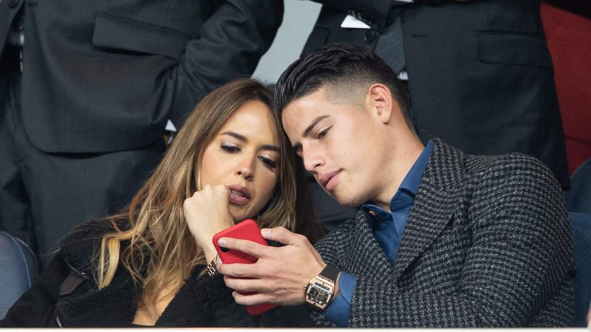 Shannon De Lima y James Rodríguez. Fuente: (Instagram)