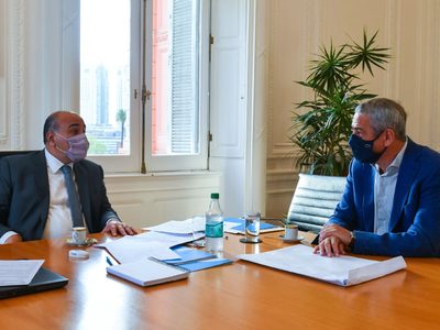 Juan Manzur y Jorge Ferraresi se reunieron para analizar diferentes proyectos