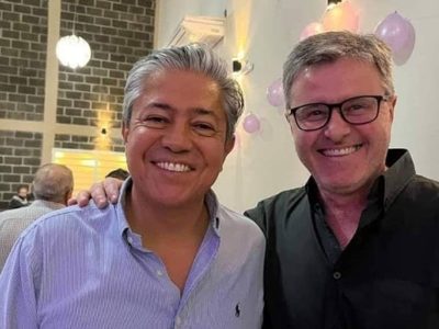 Con el padrinazgo de Rolando Figueroa, el técnico Claudio Larraza buscará ser intendente