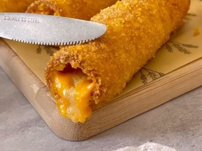 Rolls crujientes de cheddar y jamón: la receta más fácil y rica para una picada gourmet