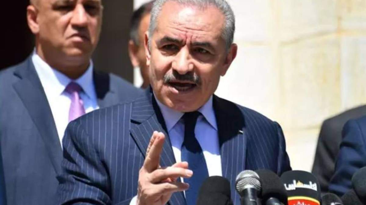 El primer ministro de la Autoridad Palestina, Mohamad Shtayé