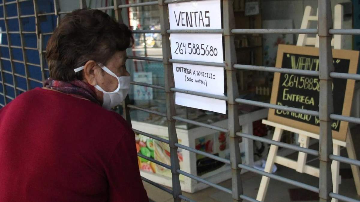 Ventas minoristas durante la cuarentena. Fuente: (Twitter)