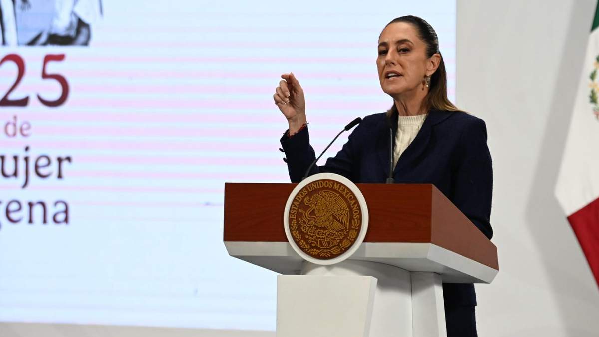 Claudia Sheinbaum en su conferencia matutina
