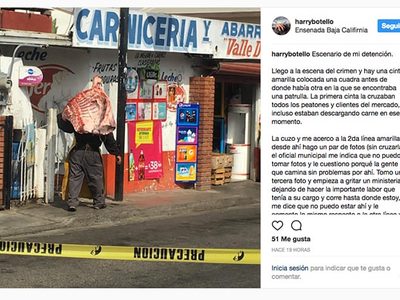 Detienen a fotoperiodista por tomar imágenes de un asesinato en Ensenada