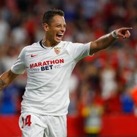 'Chicharito” da el gol de la victoria al Sevilla en la Europa League (VIDEO)