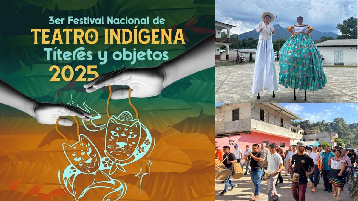 El Tercer Festival Nacional de Teatro Indígena de Títeres y Objetos 2025