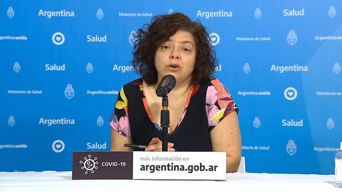 Secretaria de Acceso a la Salud, Carla Vizzotti. Fuente: (Twitter).