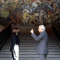 "La reunión con Kamala fue tan buena que hasta le dije presidente": AMLO