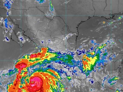 Huracán "Hilary" provocará lluvias muy fuertes en occidente y sur del país: SMN