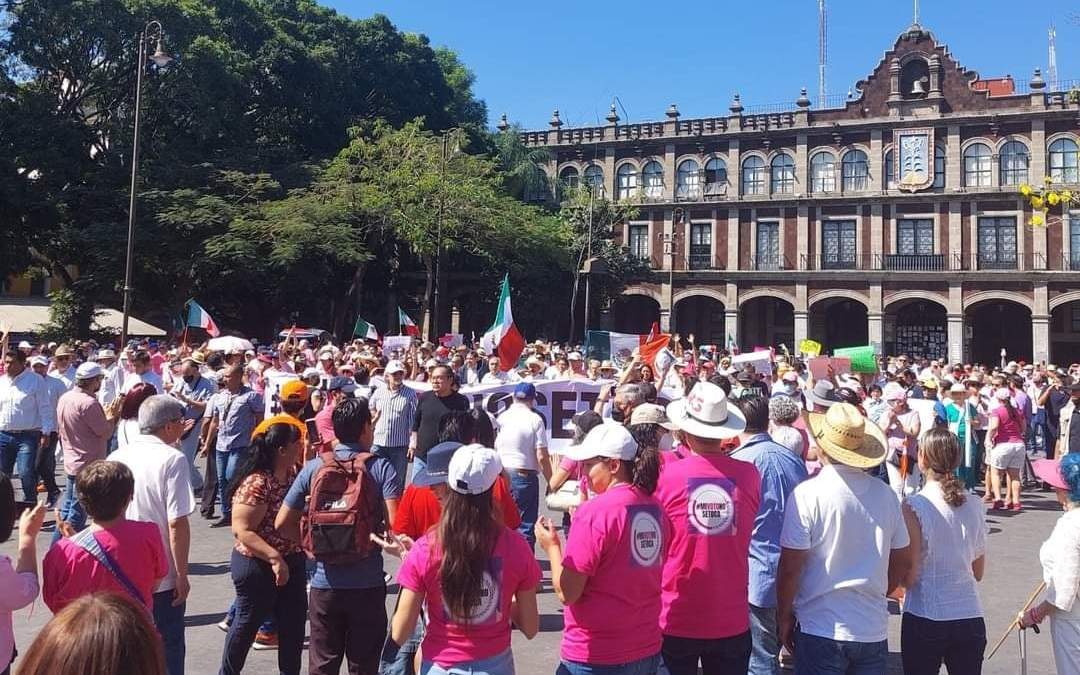 Protesta en Cuernavaca