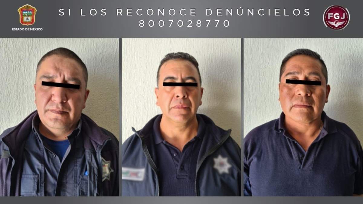 Tres de los cuatro custodios detenidos