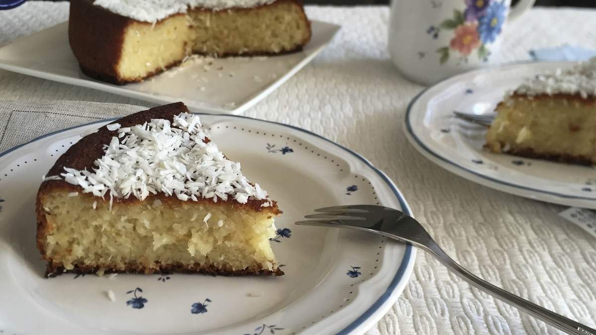 Budín matero de coco. Fuente: (Instagram)
