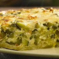 Tarta mousse de zapallitos, liviana y fácil de hacer, con solo 4 ingredientes