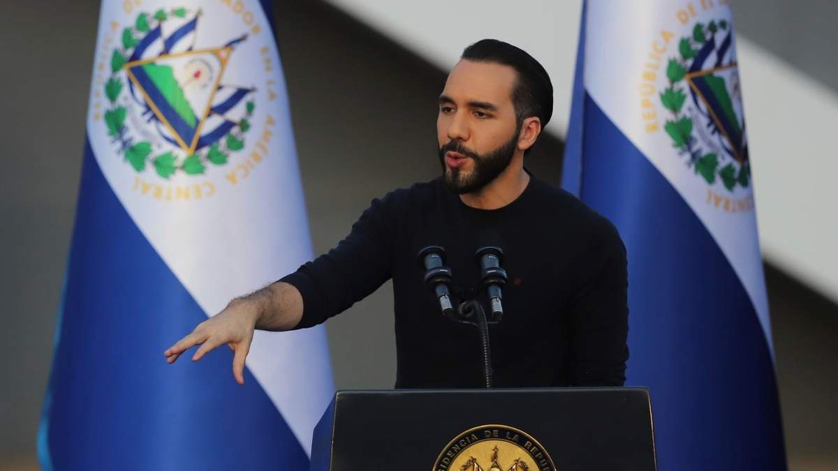 El presidente de El Salvador, Nayib Bukele