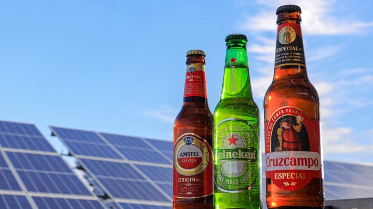 Cervezas elaboradas con energía renovable. Fuente: (Instagram)