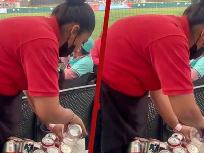 Despiden a vendedores que rellenaban vasos de cerveza en el estadio de beisbol de los Diablos Rojos de México