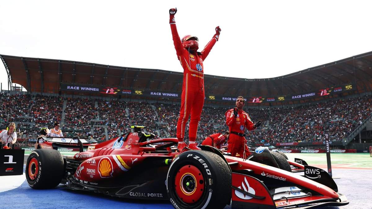 Sainz gana el GP de México; Checo Pérez terminó en decimoséptimo lugar
