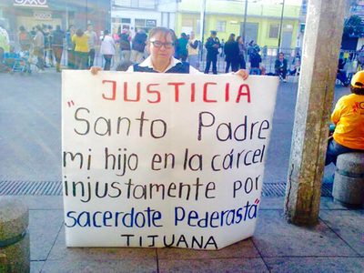Catequista pide al Papa Francisco justicia por su hijo preso en Tijuana