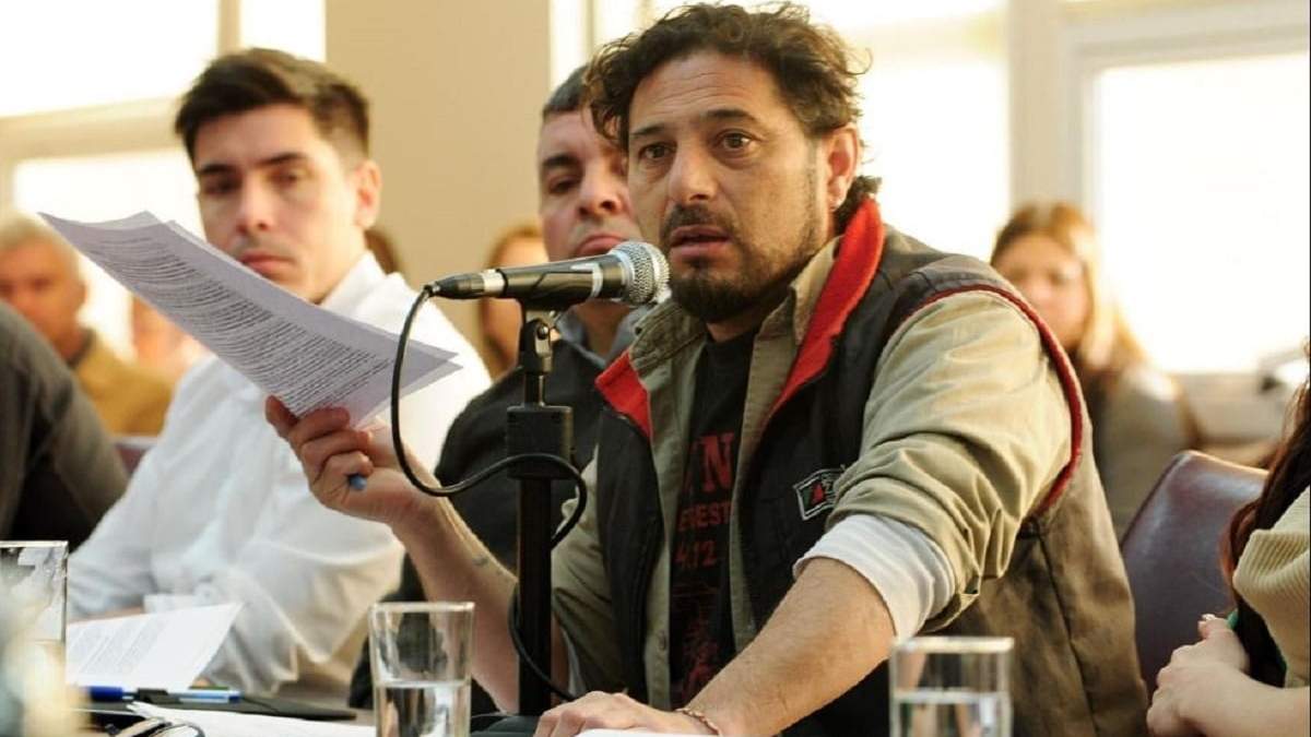 El diputado provincial del Frente de Izquierda, Andrés Blanco. Fuente: (Prensa diputado Blanco)