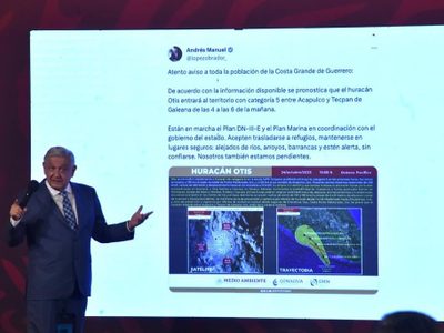AMLO confiesa que quiso advertir que “Otis” venía “cañón”, pero decidió no hacerlo