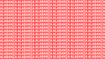 Sólo una vista de halcón puede encontrar la palabra 'BALANZAS' en menos de 5 segundos