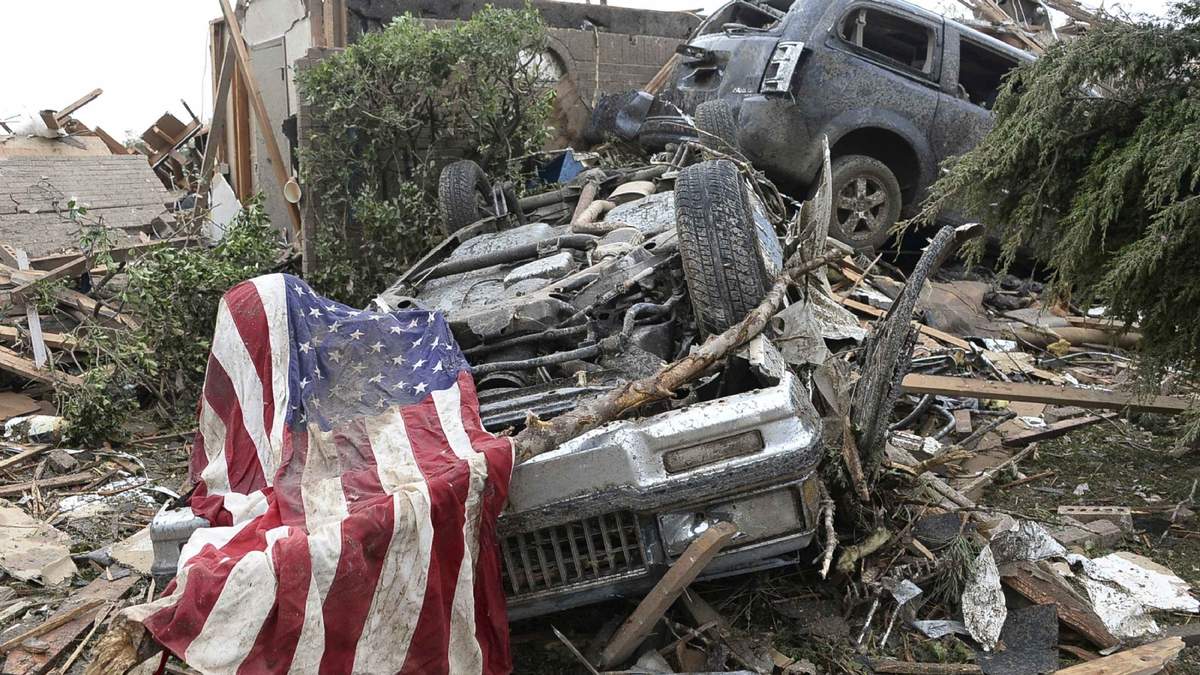 Destrucción en Alabama tras el paso del tornado. Fuente: (Twitter)