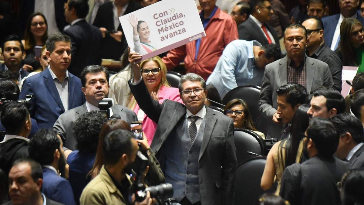 La bancada de Morena en la Cámara de Diputados