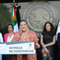 INE entrega constancias de mayoría relativa en la Cámara de Diputados