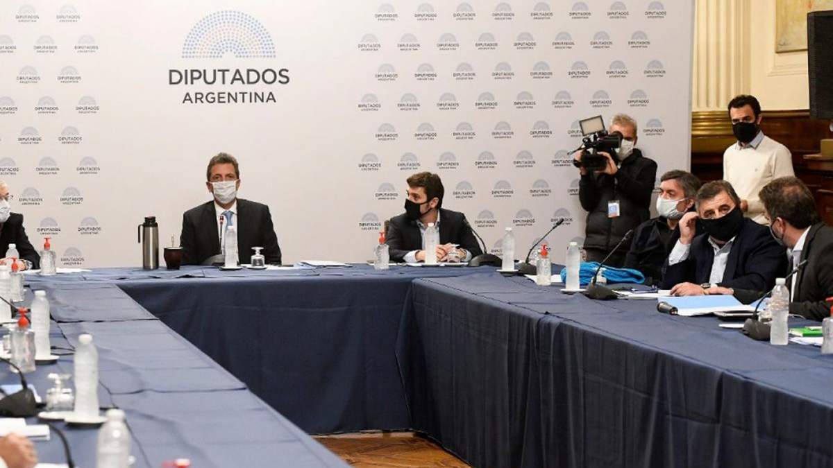 Sesión en Diputados. Fuente: (Twitter)