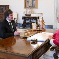 Milei se reunió con Leon XIV y confirmó que visitará Argentina